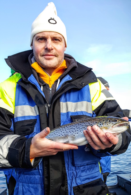 Första havsöringen i livet.