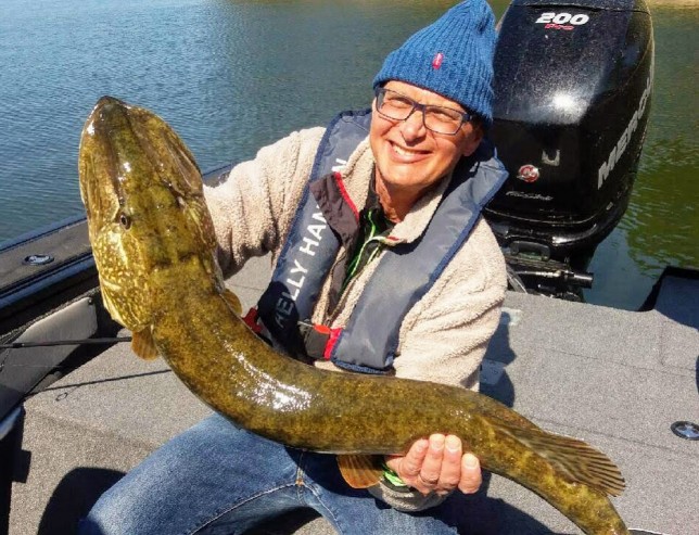 När fisken har större huvud än fiskaren vet men att det varit en bra dag :)