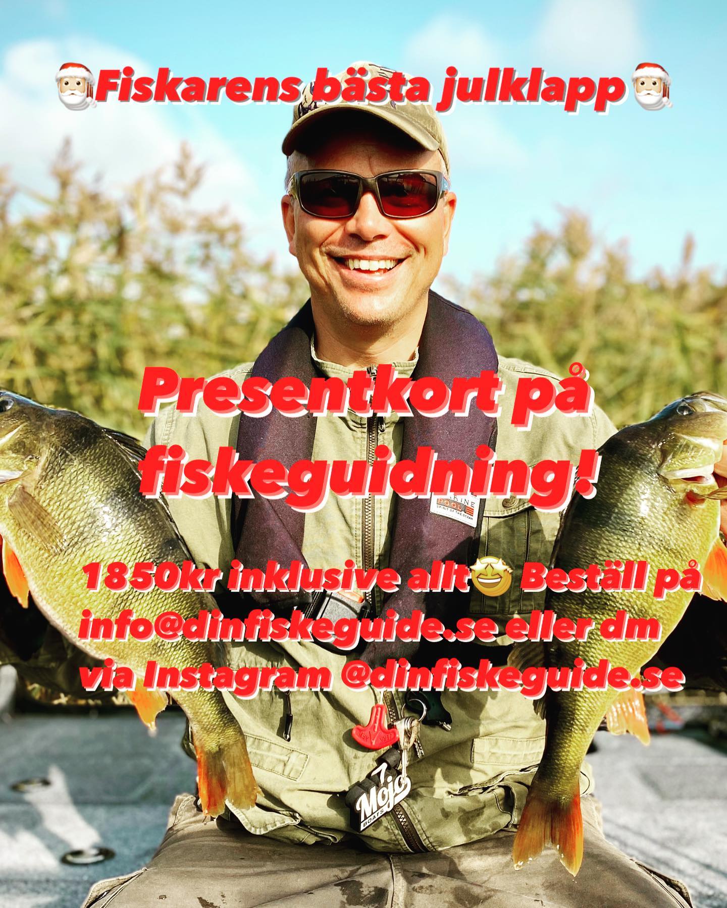 Ge bort fiskeglädje i julklapp – Köp ett presentkort!